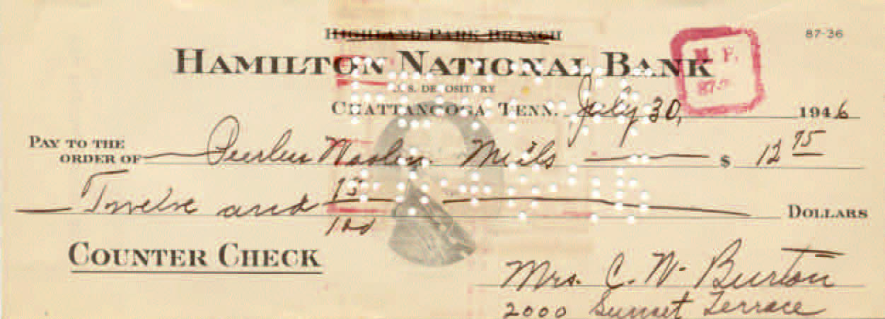 Hamilton NB Chattanooga 7-30-1946